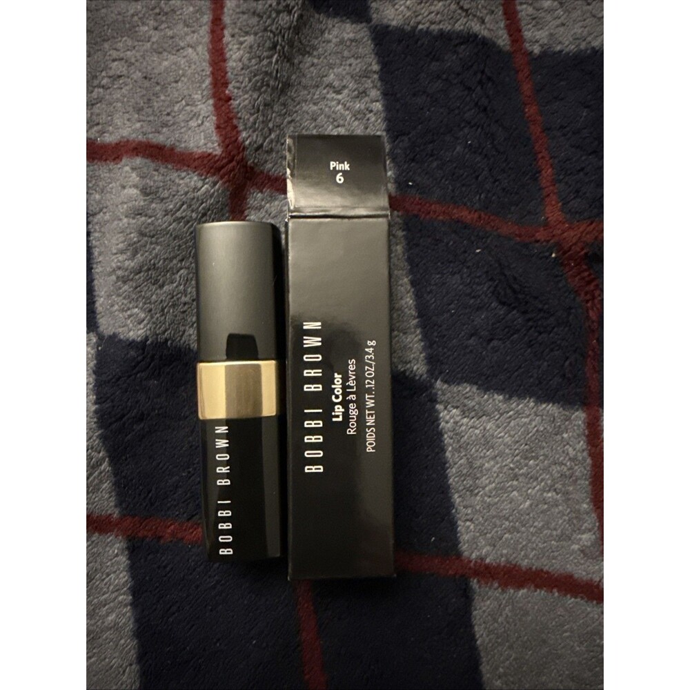 Bobbi Brown Lip Color Lipstick - #6 PINK - 0.12 oz / 3.4 g Full Size